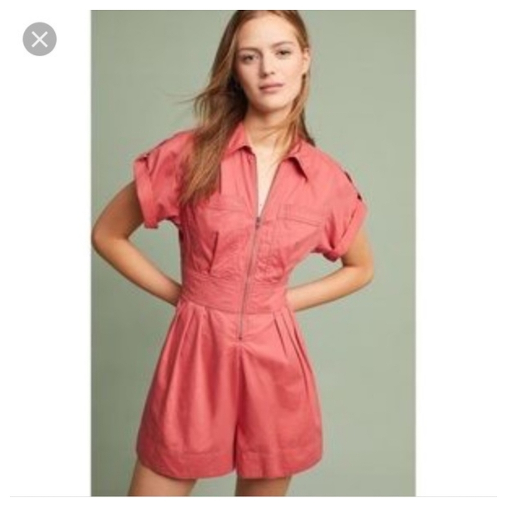 Anthro Holding Horses Utility Romper - Picture 8 of 9